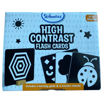 Skillmatics Large Flash Cards for Babies & Infants - High Contrast - 60 Pictures