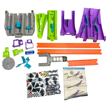 Hot Wheels Split Speeders Blade Raid Track Set