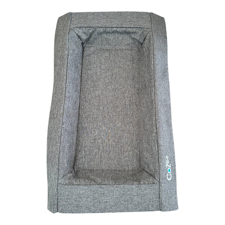 Tutti Bambini CoZee Air Bedside Crib/Co-Sleeper Rocker - Oak & Charcoal