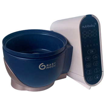 Babymoov Nutribaby 6-in-1 Food Processor Steam Cook Blender - Bluerose Gold