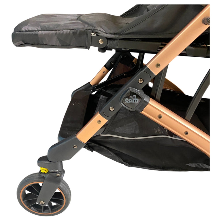 Cam Compass Lightweight Stroller - Jacquard Black