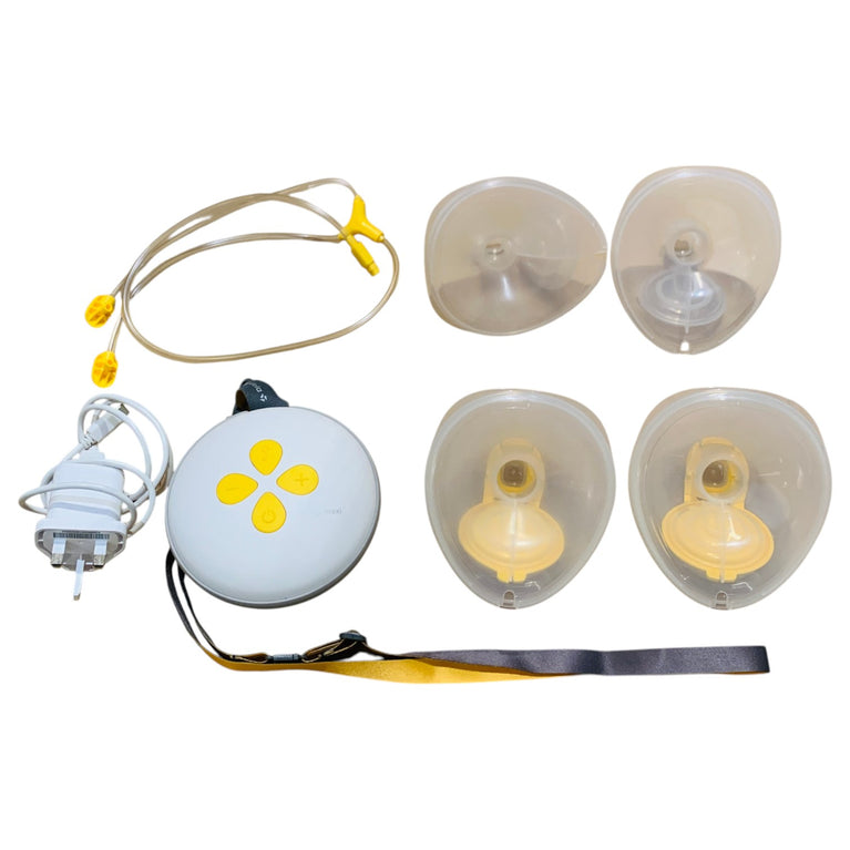 Medela-Swing-Maxi-Flex-Double-Electric-Breast-Pump-Yellow-1-2