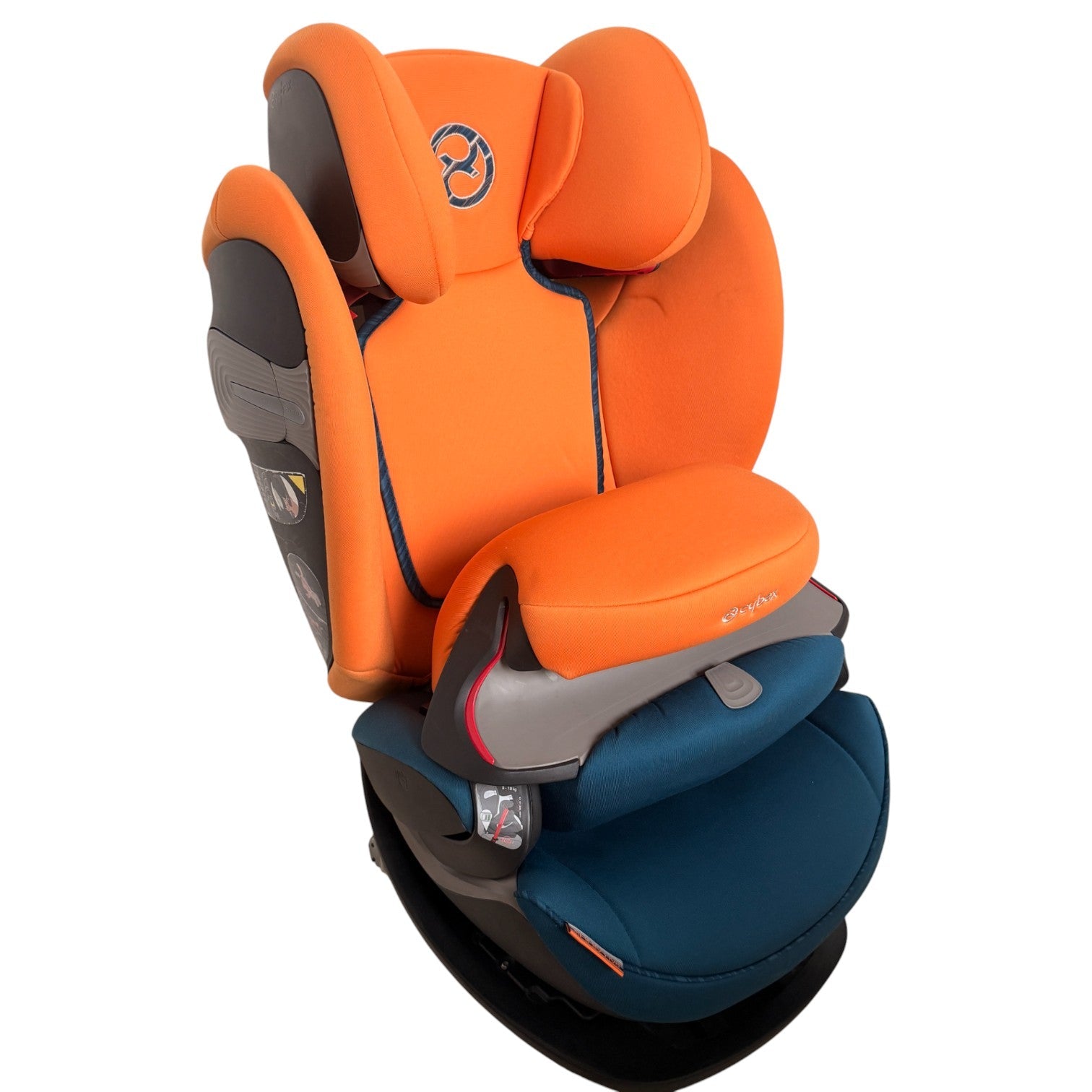 cybex pallas adac Cybex Pallas S-Fix 2-in-1 Child Car Seat - Tropical Blue / Orange | Shop used Car Seats & Accessories in UAE