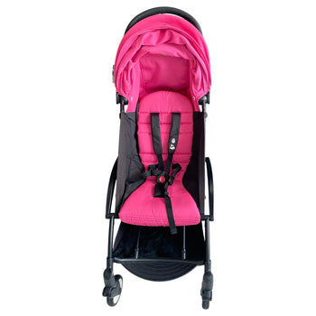 Babyzen YOYO+ Complete Stroller Set With Black Frame & 6m+ Pink Color Pack
