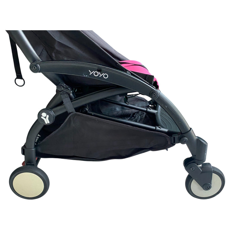 Babyzen YOYO+ Complete Stroller Set With Black Frame & 6m+ Pink Color Pack