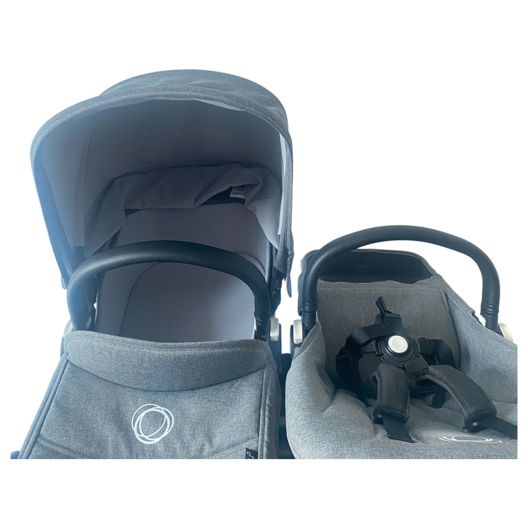 Bugaboo Donkey 2 Duo Bundle - Grey Melange