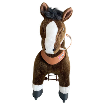 PonyCycle Riding Horse Toy Model U - Chocolate Brown