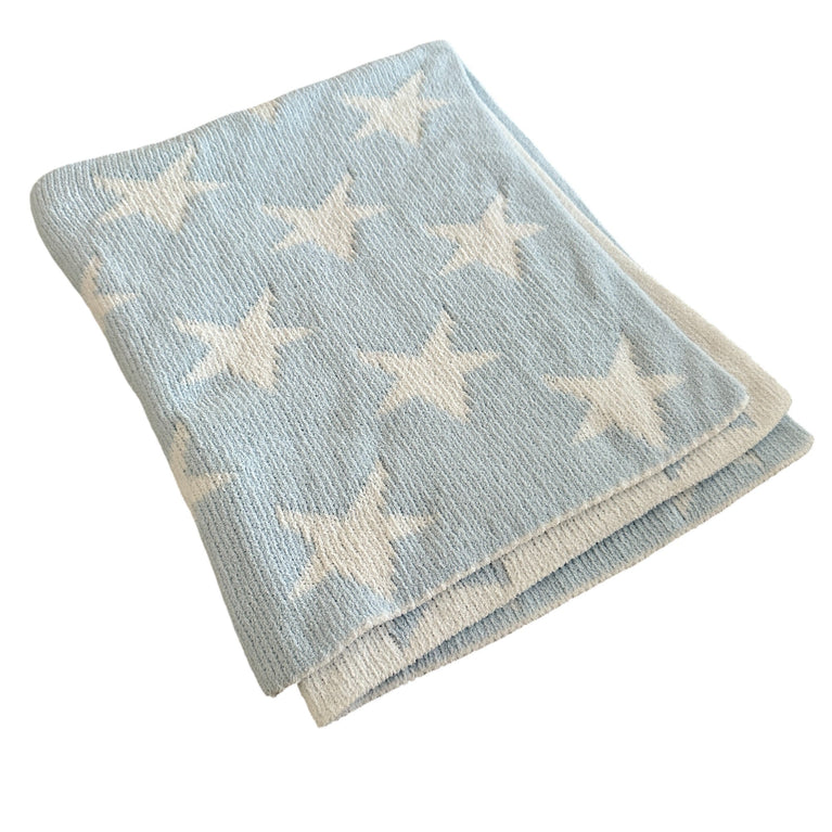 Juniors All-Over Star Print Blanket - 75x100 cm