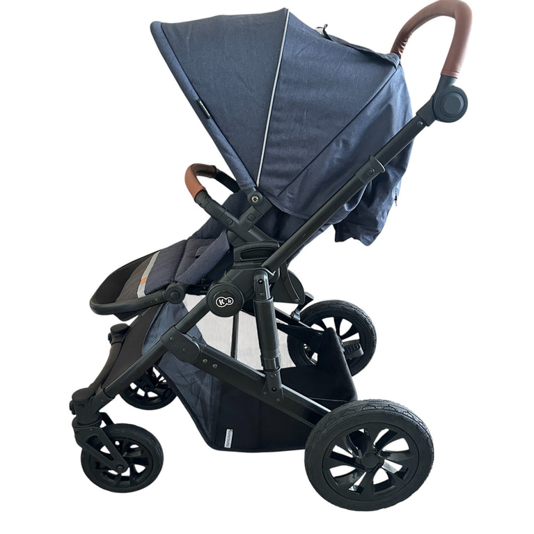 KinderKraft 3 In 1 Prime Travel System With Accessories - Navy