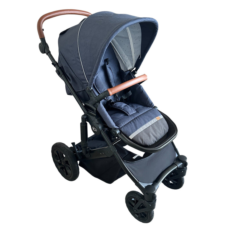 KinderKraft 3 In 1 Prime Travel System With Accessories - Navy