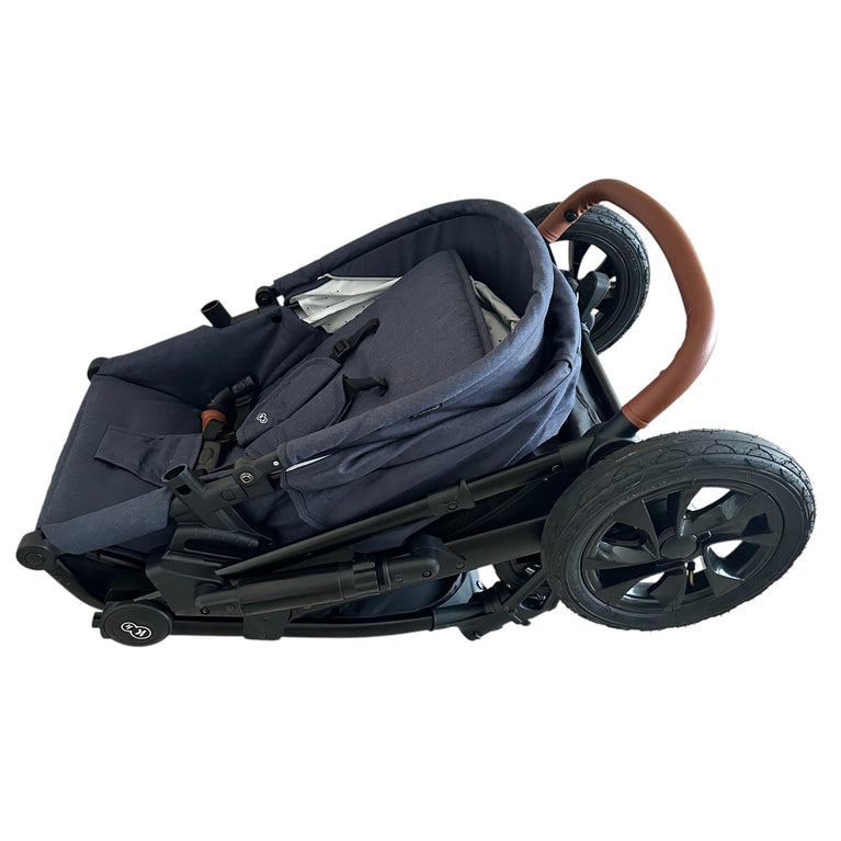KinderKraft 3 In 1 Prime Travel System With Accessories - Navy