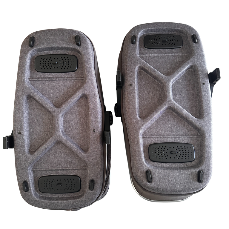 Silver Cross Wave Stroller with Double Bassinet