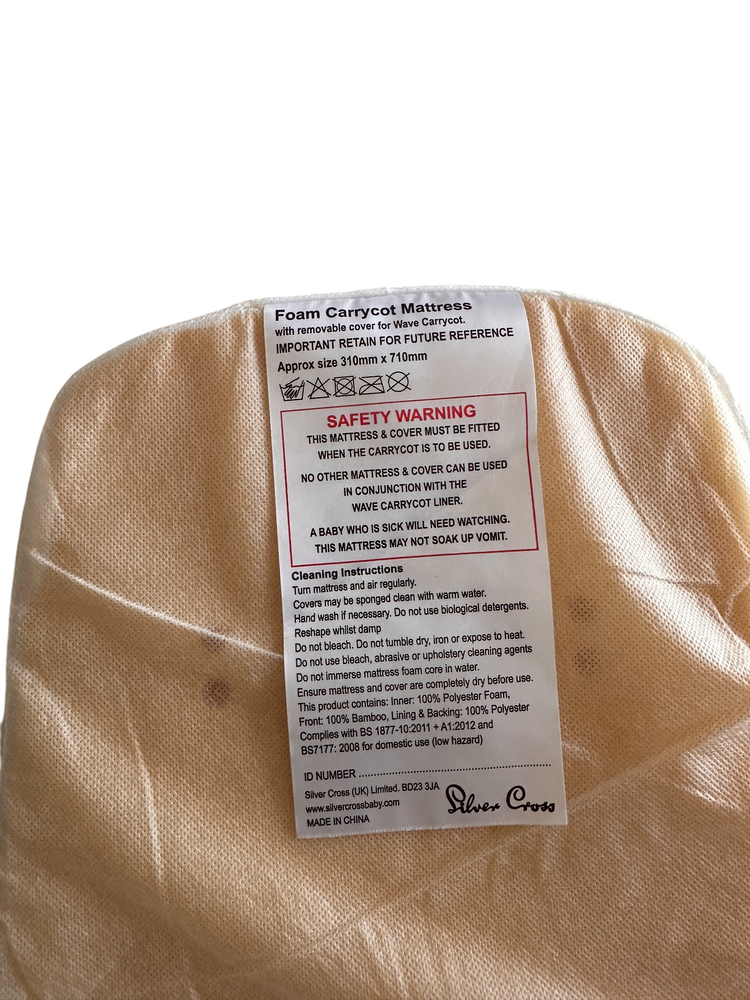 Silver Cross Wave Stroller with Double Bassinet