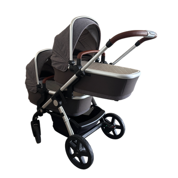 Silver Cross Wave Stroller with Double Bassinet