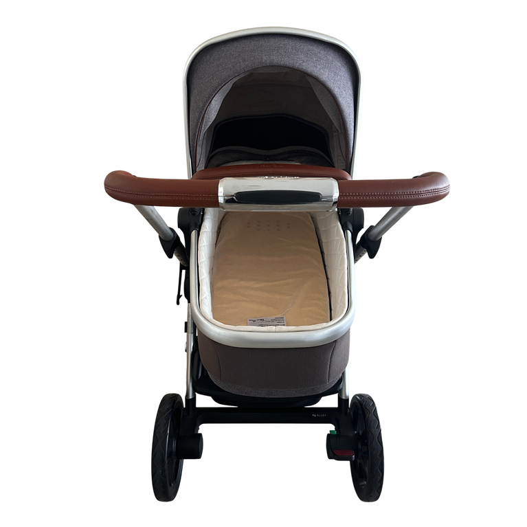 Silver Cross Wave Stroller with Double Bassinet