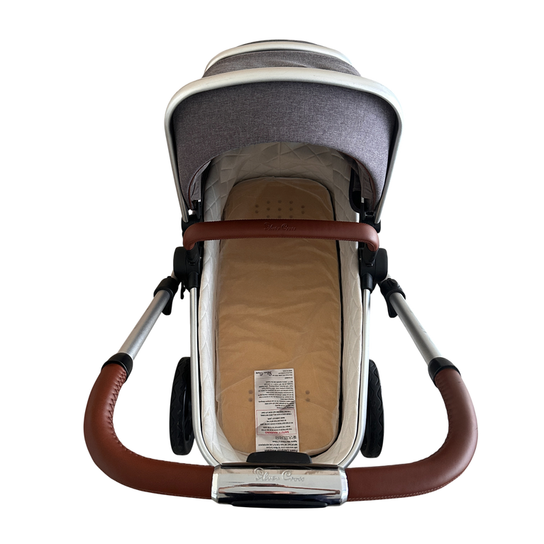 Silver Cross Wave Stroller with Double Bassinet