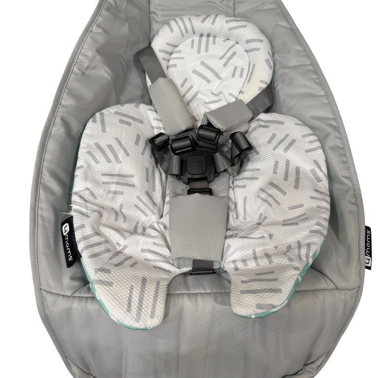 4moms MamaRoo 5.0 Multi-Motion Baby Swing with Newborn Insert - Grey