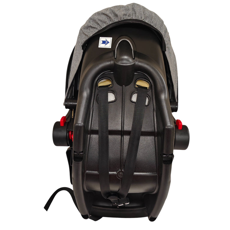 Kikkaboo Irene 3-in-1 Stroller System - Grey/Silver