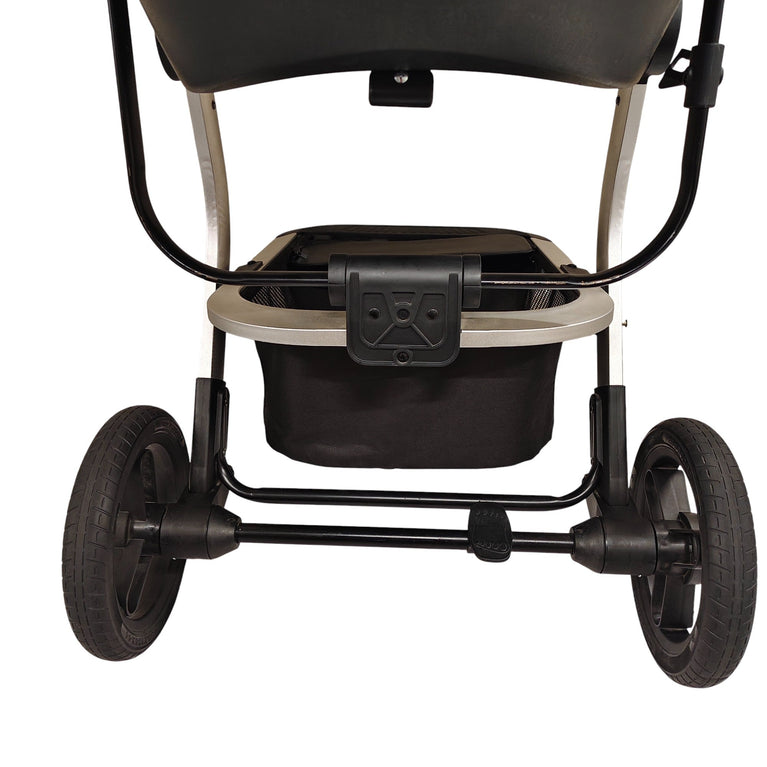 Kikkaboo Irene 3-in-1 Stroller System - Grey/Silver