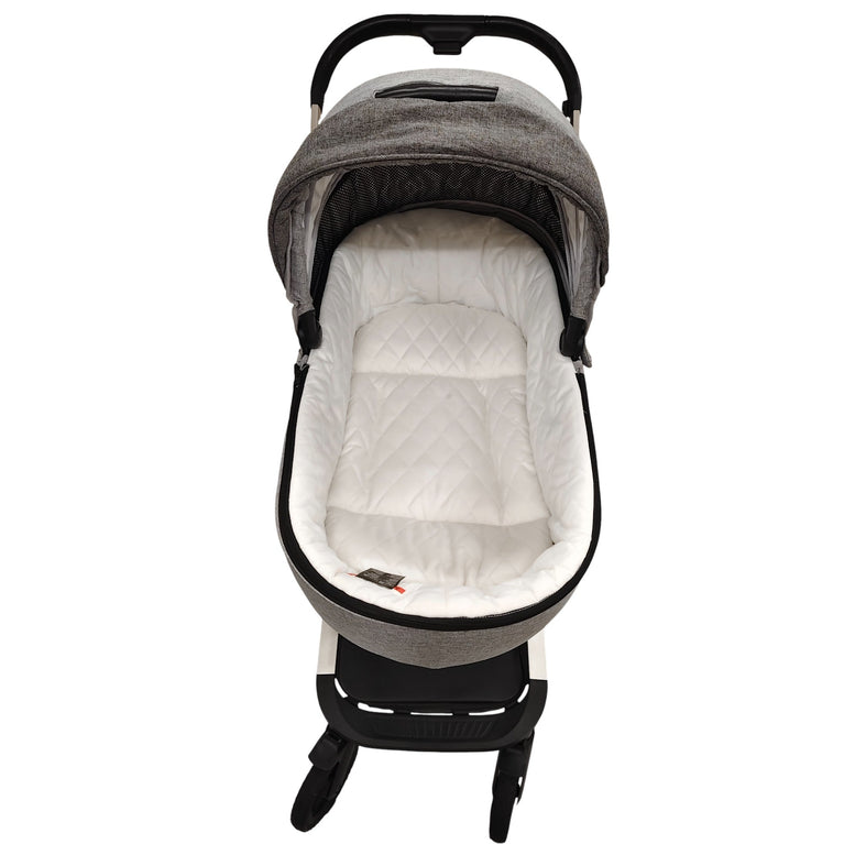 Kikkaboo Irene 3-in-1 Stroller System - Grey/Silver