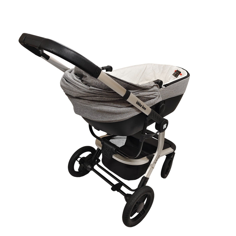 Kikkaboo Irene 3-in-1 Stroller System - Grey/Silver