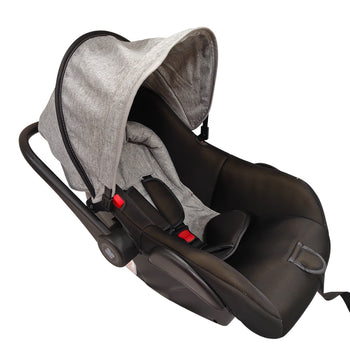 Kikkaboo Irene 3-in-1 Stroller System - Grey/Silver