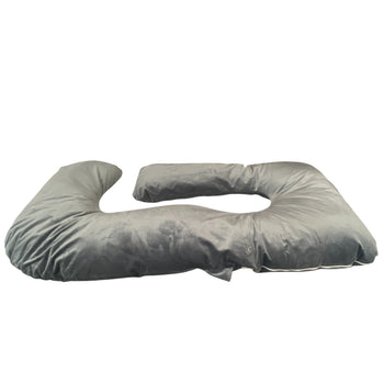 Momcozy Pregnancy Pillows for Sleeping, U Shaped - Grey