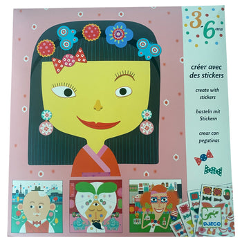 DJECO All Different Create with Stickers