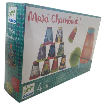 DJECO Knock Em Down Game - Maxi Chamboul