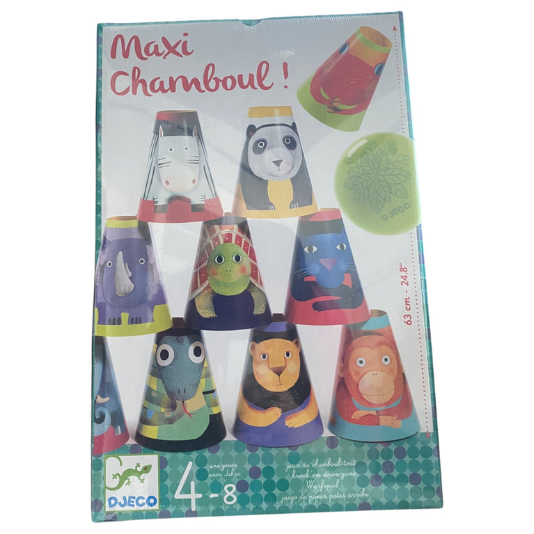 DJECO Knock Em Down Game - Maxi Chamboul