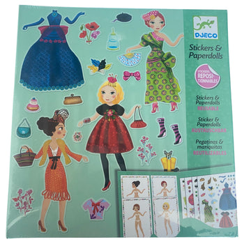 DJECO Massive Fashion Stickers & Paper Dolls