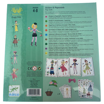DJECO Massive Fashion Stickers & Paper Dolls