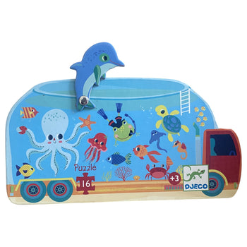 DJECO The Aquarium 16 Piece Puzzle