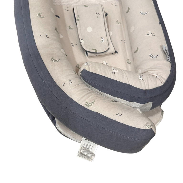 Doomoo Cocoon Baby Nest - Blue Grey Moon