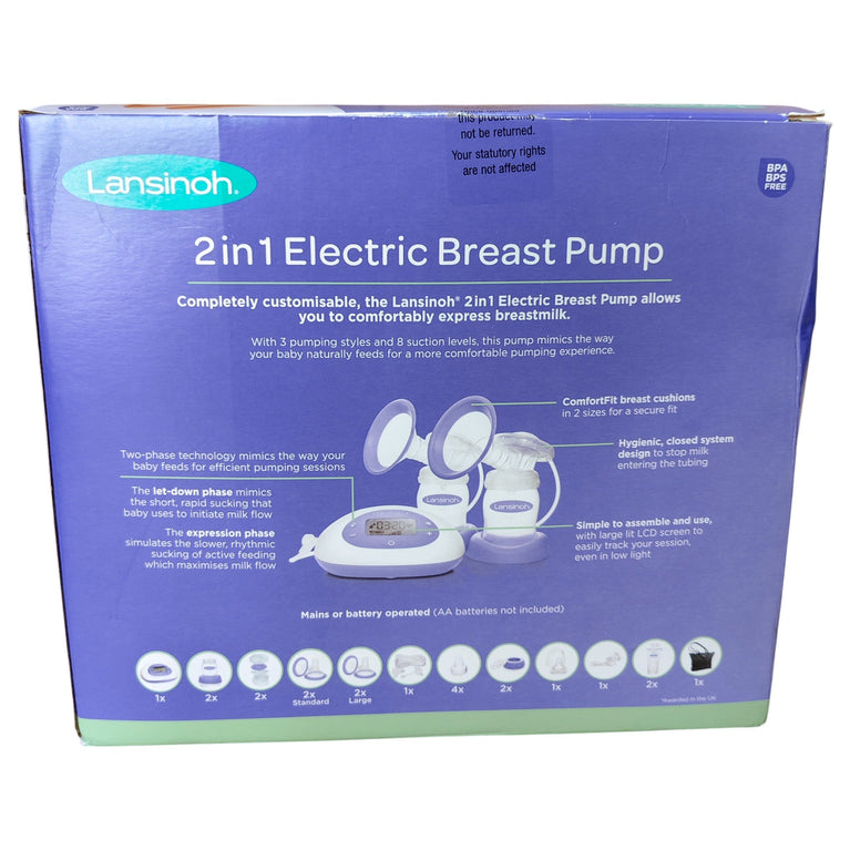 Lansinoh 2 in 1 Double Electric Breast Pump