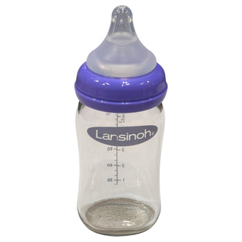 Lansinoh Natural Wave 160 ml Glass Baby Bottle