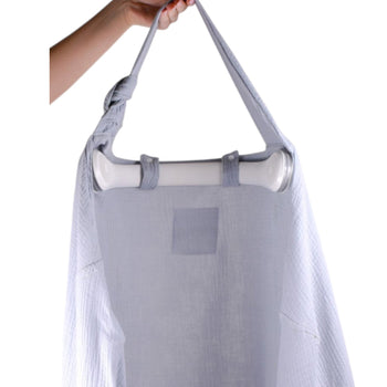 The Lady Alpha Nursing Cool Cover with Built-in Fan - Original Cool Blue