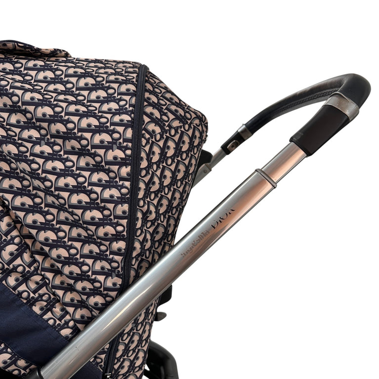 Christian Dior Bassinet and Stroller Combo-Blue
