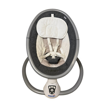 MOON Baby Swing with Music (0-6 Months) - Grey
