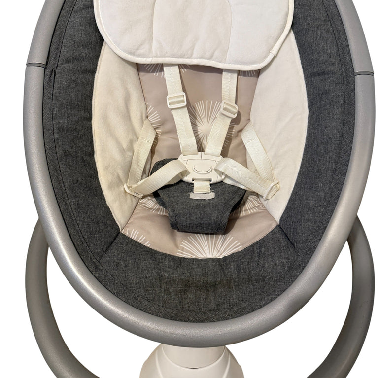 MOON Baby Swing with Music (0-6 Months) - Grey