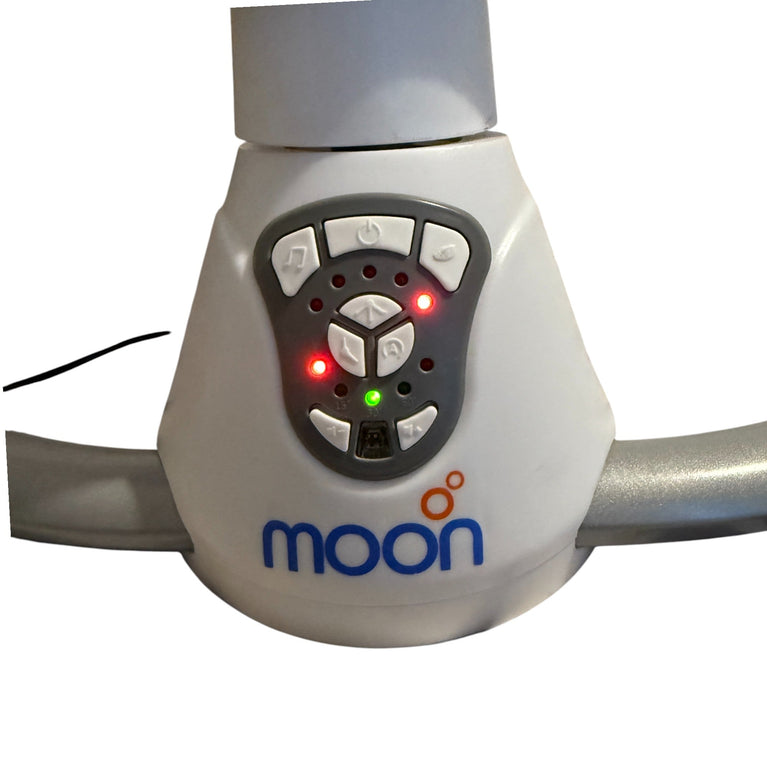 MOON Baby Swing with Music (0-6 Months) - Grey