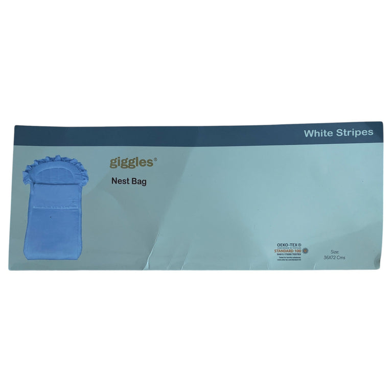 Giggles Nest Bag with Stripes