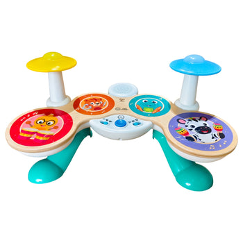 Hape Baby Einstein Together in Tune Drums Magic Touch Drum Set, Wireless Musical Toy