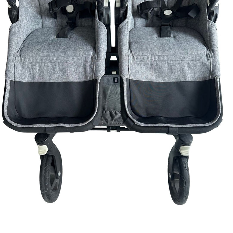 Bugaboo Donkey 2 Twin Seat and Bassinet Stroller - Grey Melange
