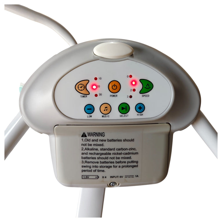 Bumble & Bird 3-in-1 Baby Swing, Seat & Rocker - Grey