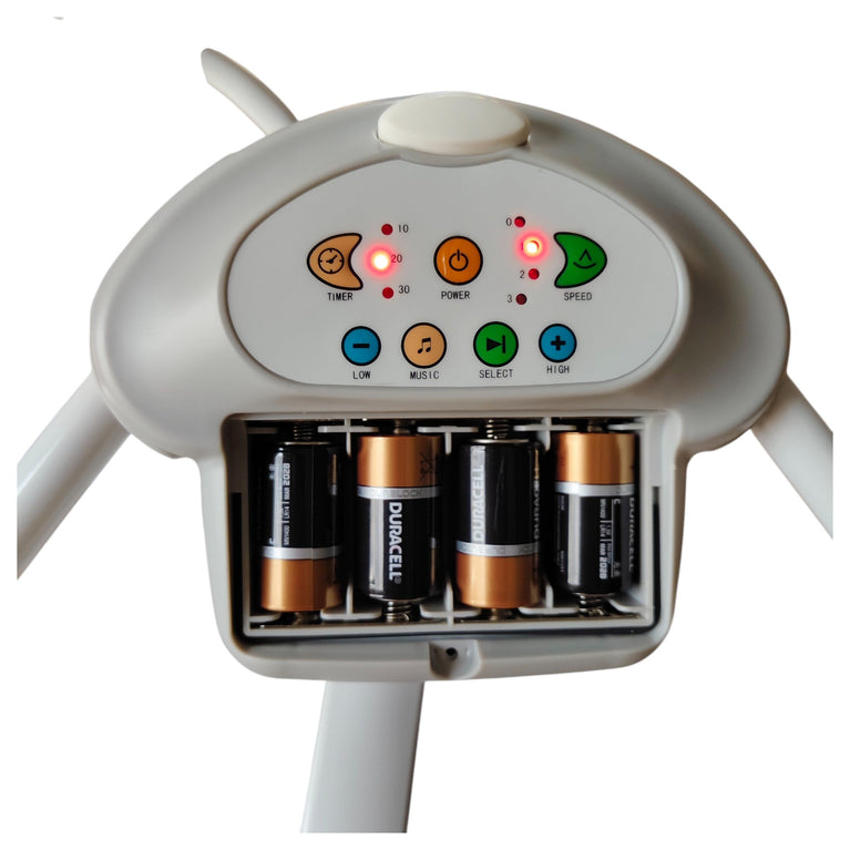 Bumble & Bird 3-in-1 Baby Swing, Seat & Rocker - Grey