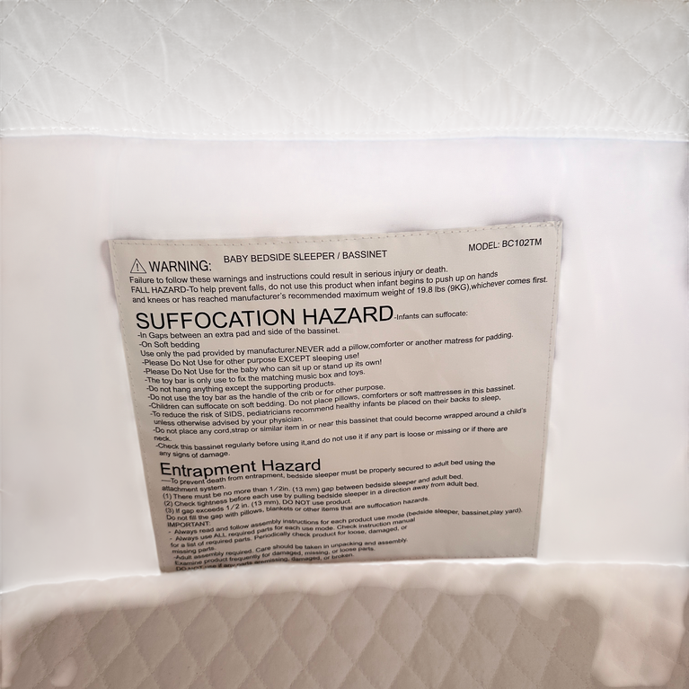 Bumble & Bird Adjustable Bedside Bassinet/Crib