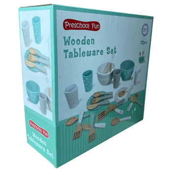 Preschool-Fun-Wooden-Tableware-Set-White/Mint-Combo-1-1