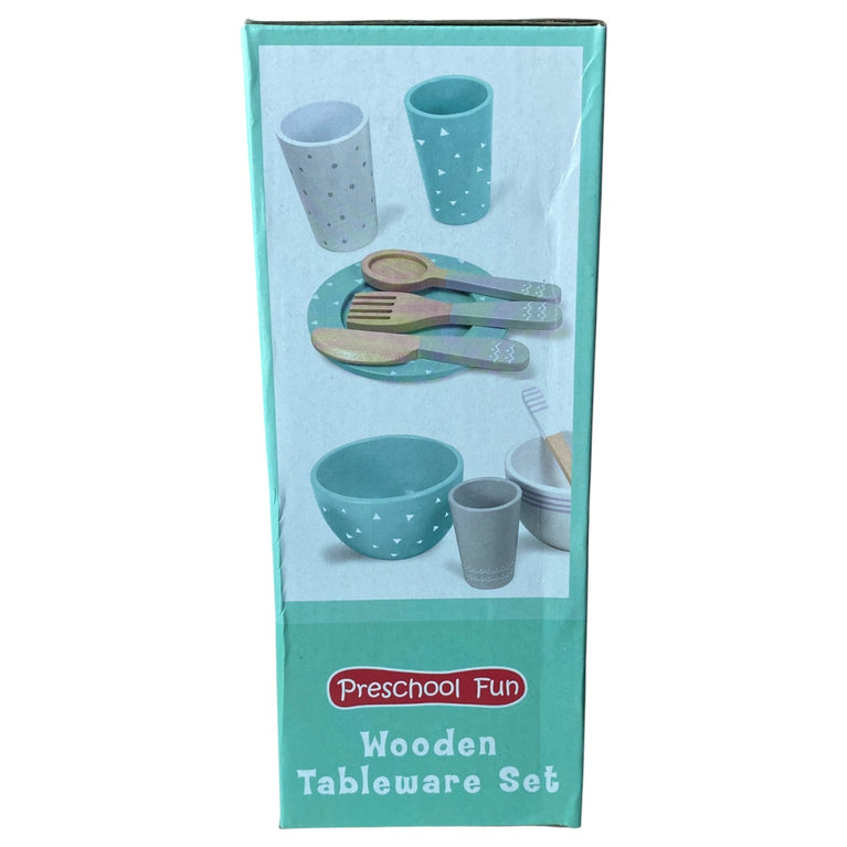 Preschool-Fun-Wooden-Tableware-Set-White/Mint-Combo-1-5