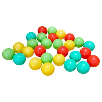 Set of 28 Coloured Balls with Bag